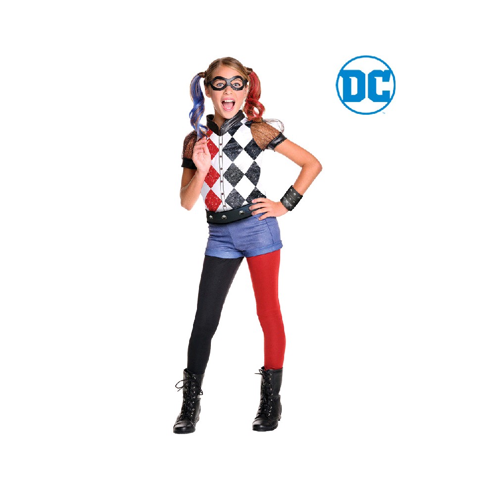 Costume Child Harley Quinn DC 3-5