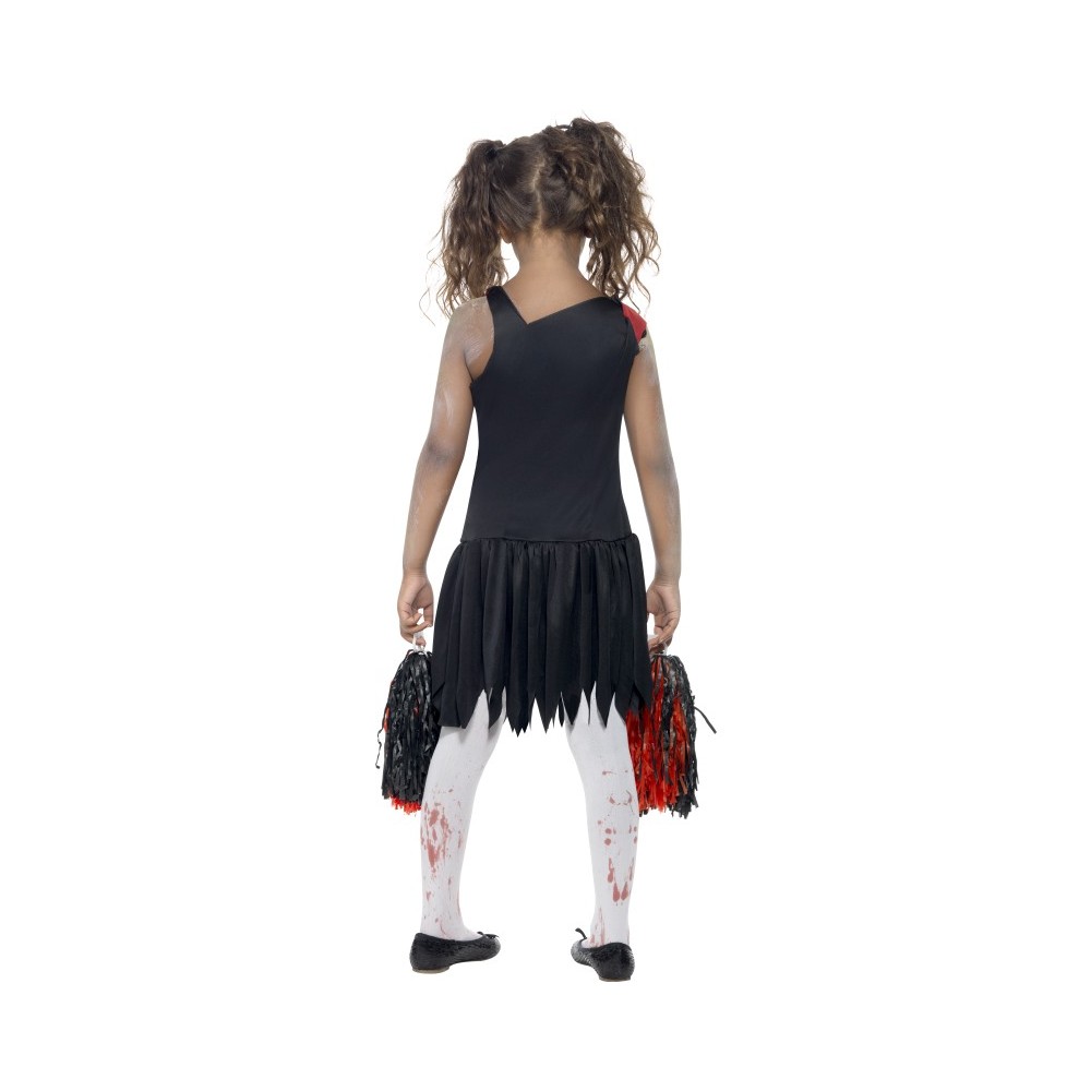 Costume Child Zombie Cheerleader Red L