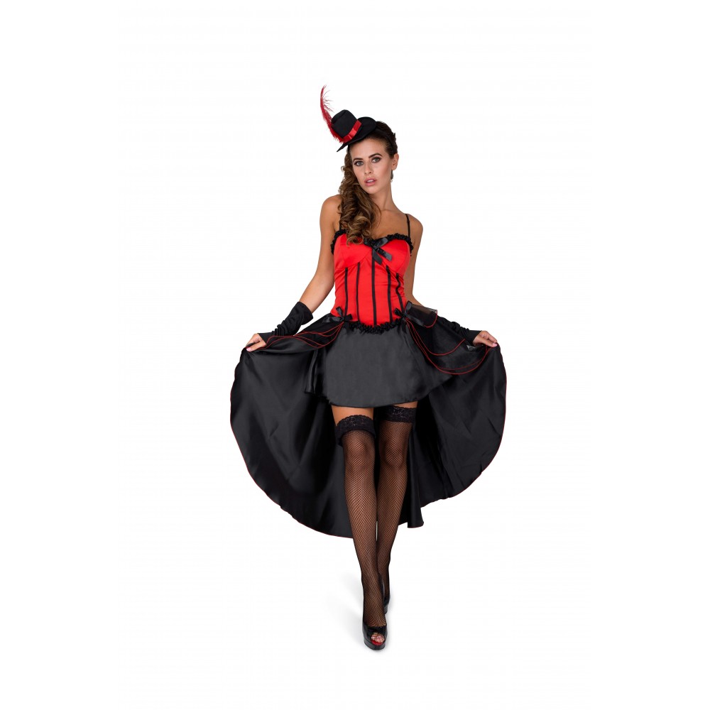 Costume Adult Burlesque Red M