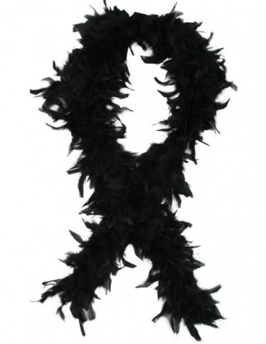 Feather Boa Black 2m Long