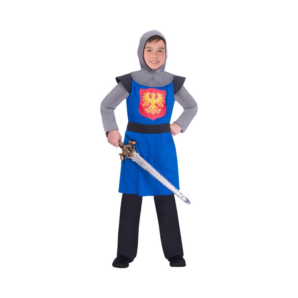 Costume Child Medieval Knight Blue 1012